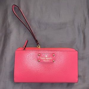 Kate spade leather clutch